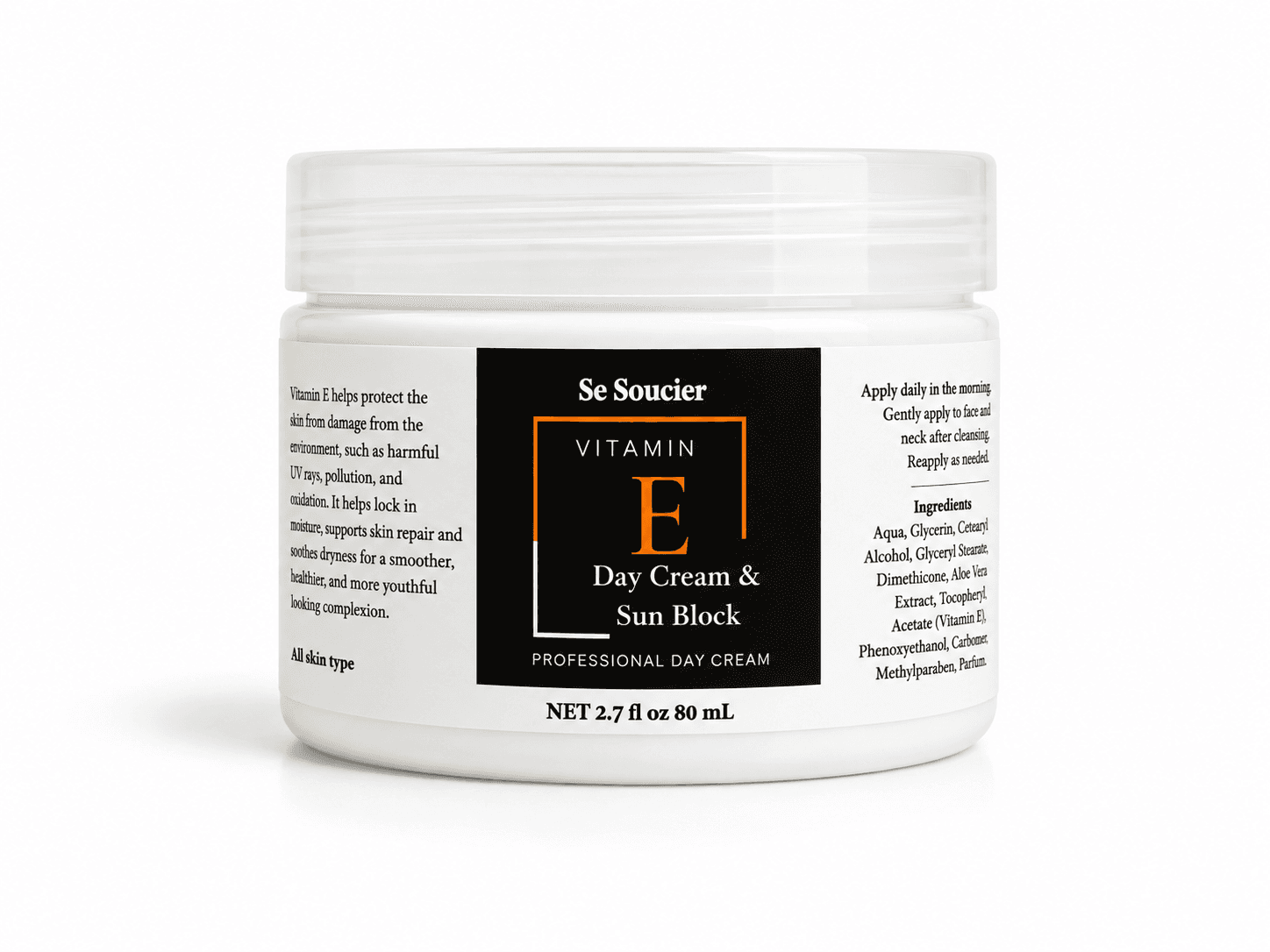 VITAMIN E Day Cream & Sun Block